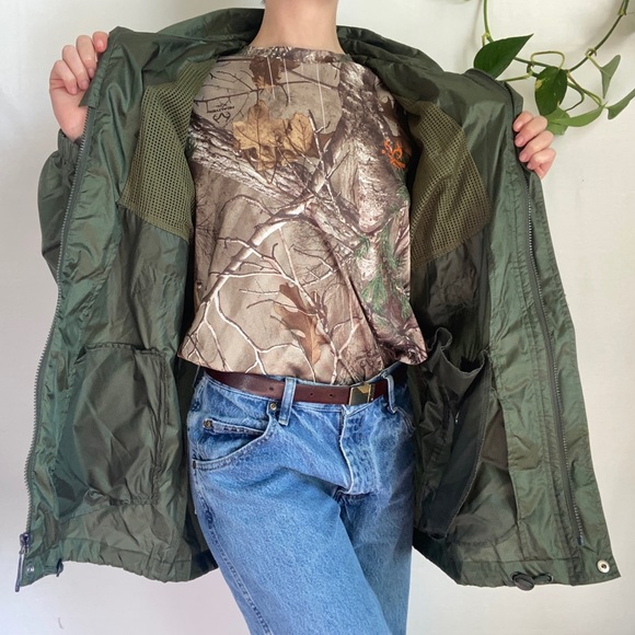 VINTAGE SPEEDO • Windbreaker Jacket Green XS - Picture 4 of 12